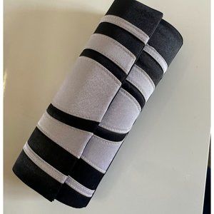 Brand New Black and Silver Clutch Purse